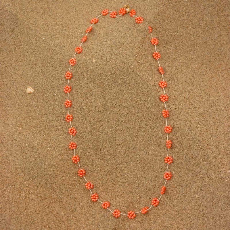 Labro - Collier Fiori N°47 - Corail