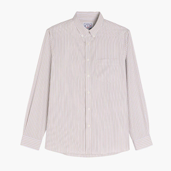 Museum Garments - Chemise Dad - Rayures Beige