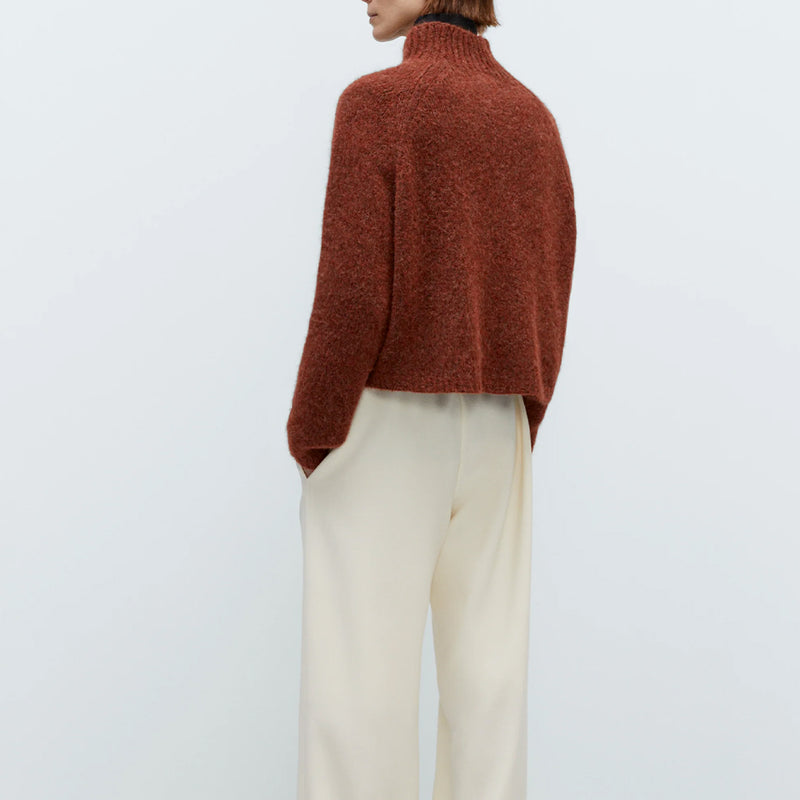 Cordera - Pull Polo Bébé - Terracotta