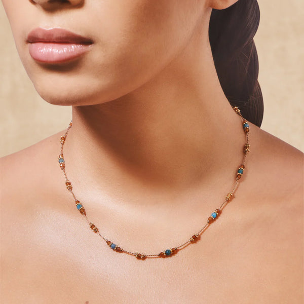 Tityaravy - Collier Padma - Marron