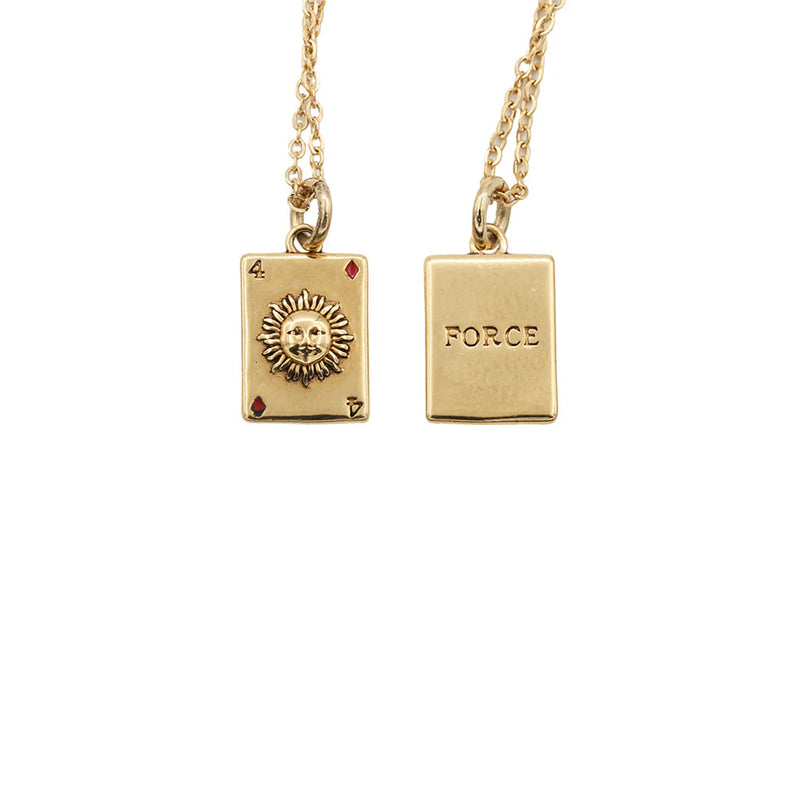 LA2L - Collier Sacha Mini Carte - Force Soleil