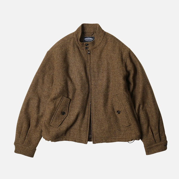 Frizmworks - Veste en laine Harrington - Marron