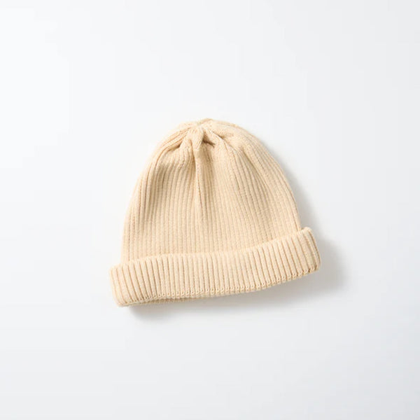 Rototo - Bonnet enroulé - Beige brut