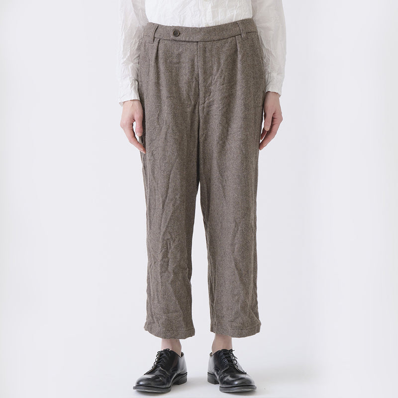Pas de Calais -  Pantalon Large Chevron - Beige