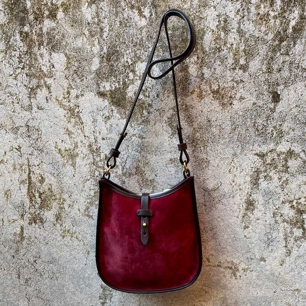 Massimo Palomba - Sac Chloe Suede - Burgundy