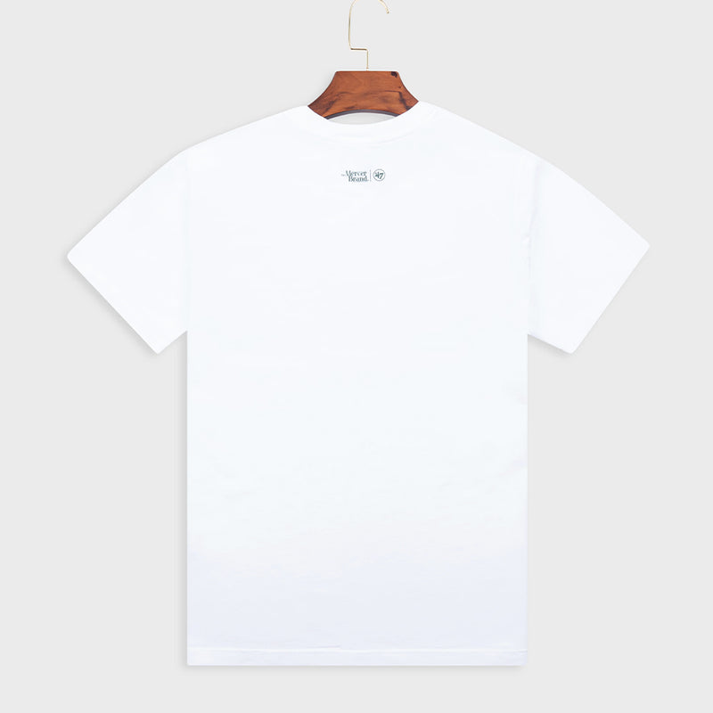 Mercer - T-Shirt 47 Heavy - Blanc & Rouge