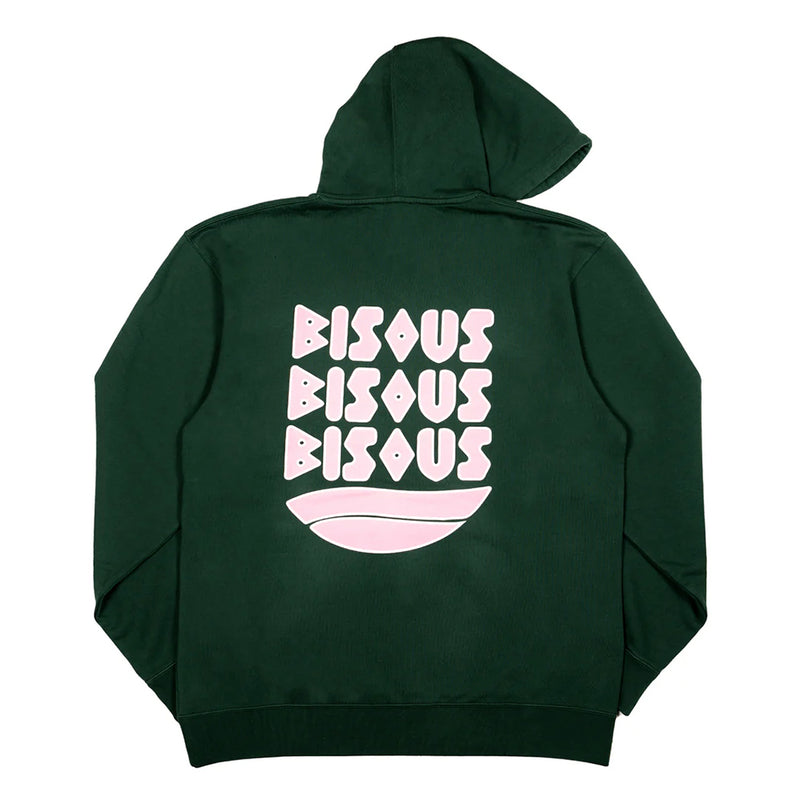 Bisous Skateboard - Hoodie Cap D'agde - Vert