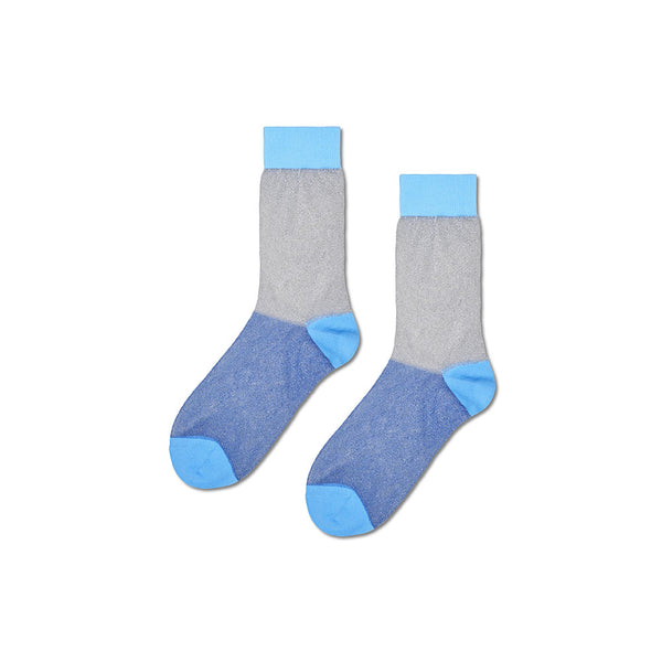 Happy Socks - Chaussettes Hautes Pastel- Bleu clair