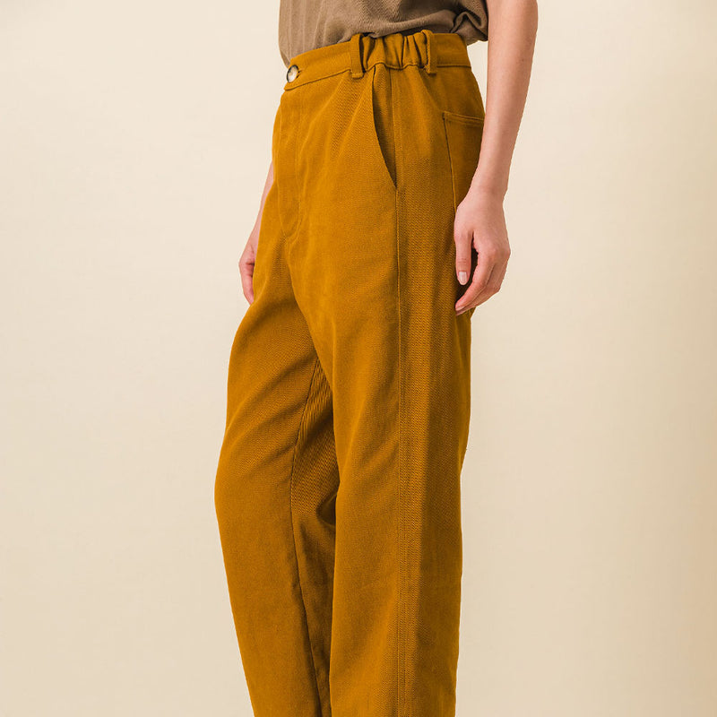 SIXSŒURS - Pantalon Jodie - Ocre