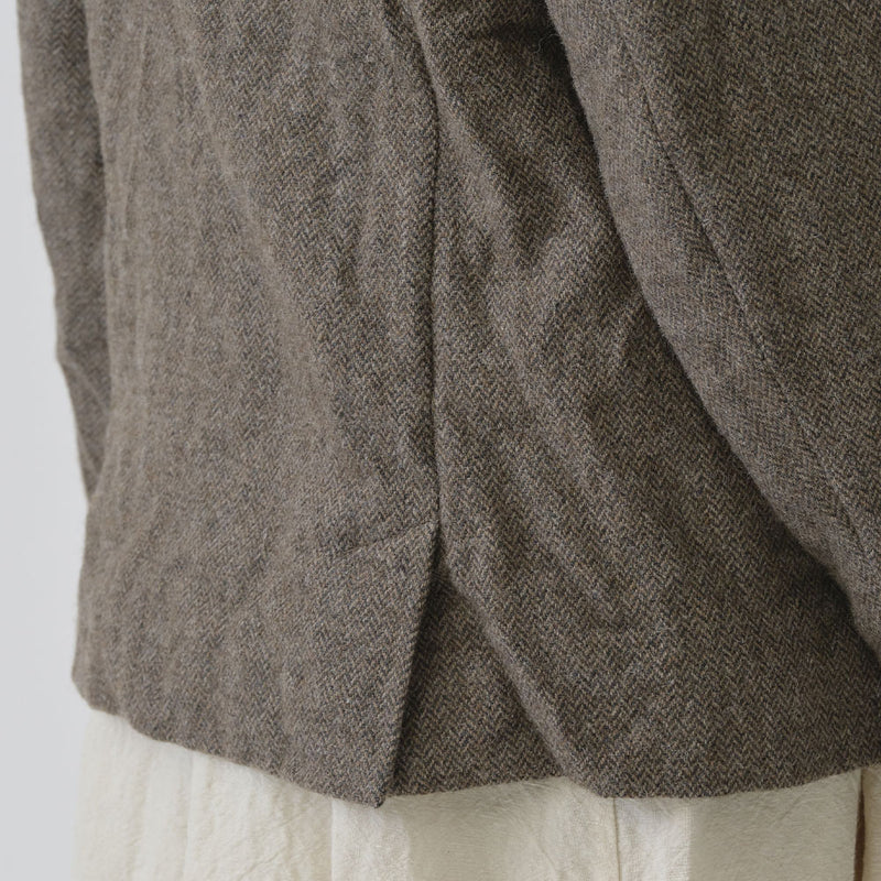 Pas de Calais -  Veste Courte Chevrons - Beige