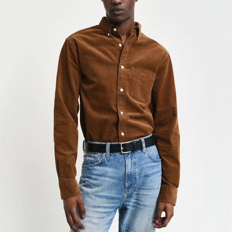 GANT - Chemise Velours - Cacao