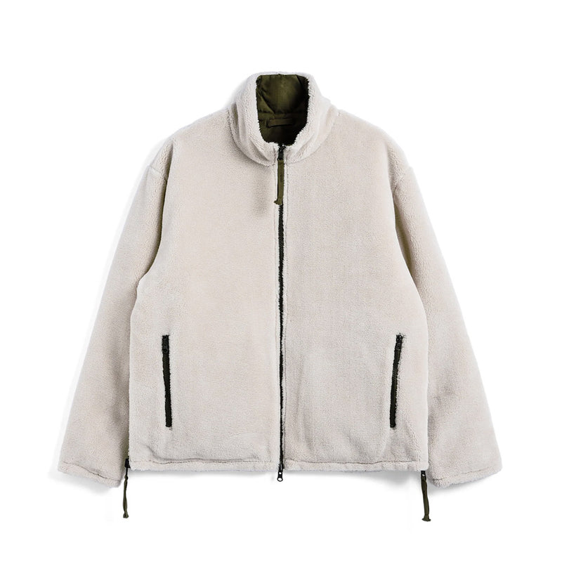 Taion - Veste Military Reversible Hi - D Olive Crème