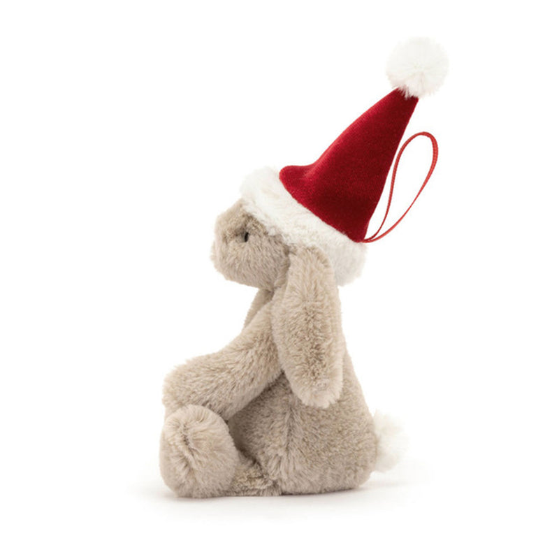 Peluche - Ornement Lapin de Noël