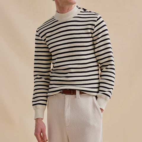 Le Minor - Pull Marin - Ecru & Marine