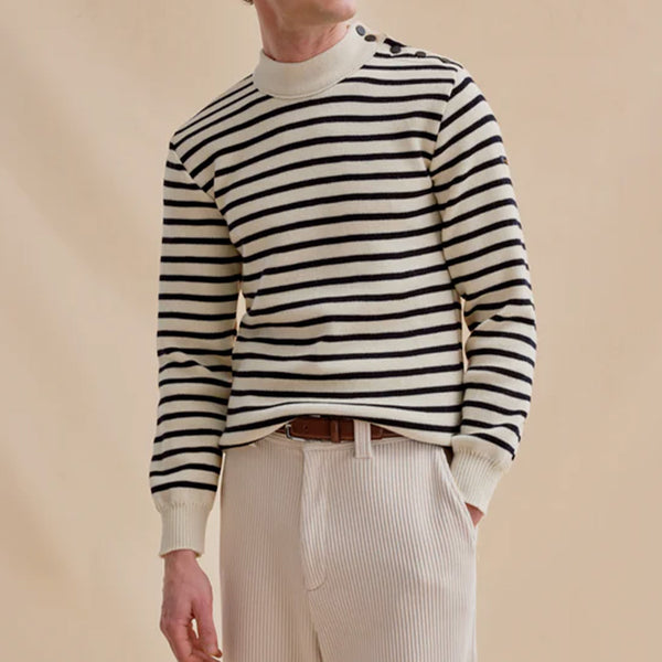 Le Minor - Pull Marin - Ecru & Marine