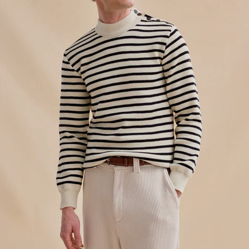 Le Minor - Pull Marin - Ecru & Marine