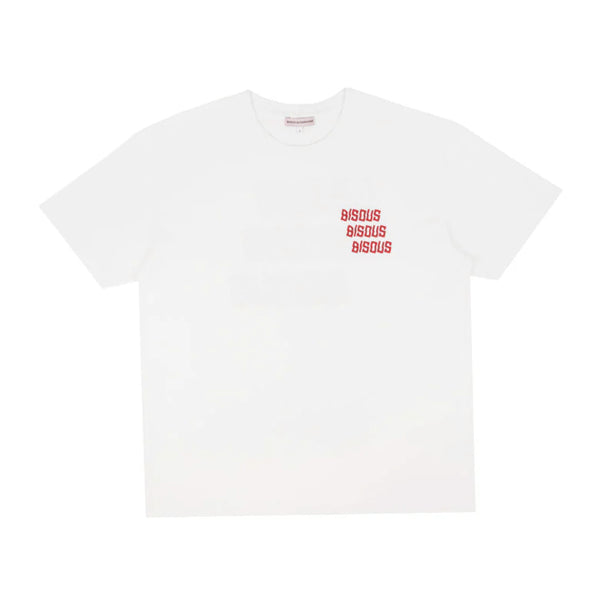 Bisous Skateboard - T-shirt X3 Vichy - Rouge & Blanc