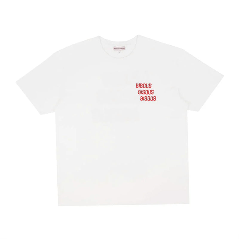 Bisous Skateboard - T-shirt X3 Vichy - Rouge & Blanc