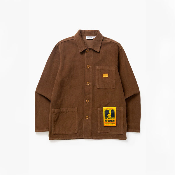 Service Works - Chemise Travail Velours - Marron Bark