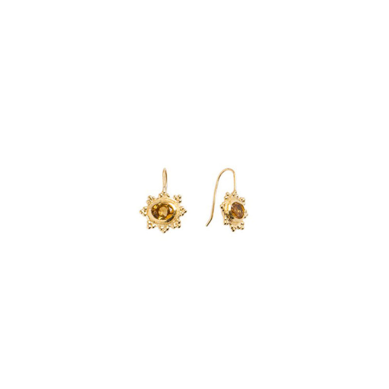 Alix D. Reynis - Boucles d'oreilles Helios - Jaune