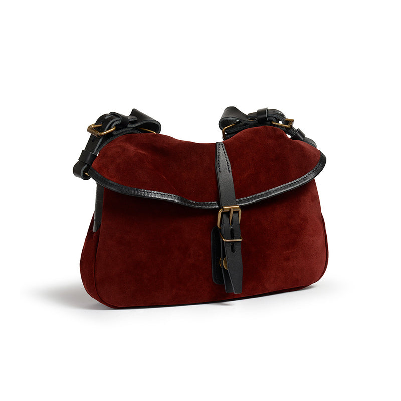 Bleu de Chauffe -  Sac Musette XS - Bordeaux Foncé