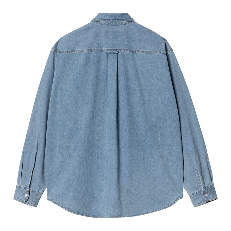 Carhartt WIP - Chemise Lucas - Blue Bleached