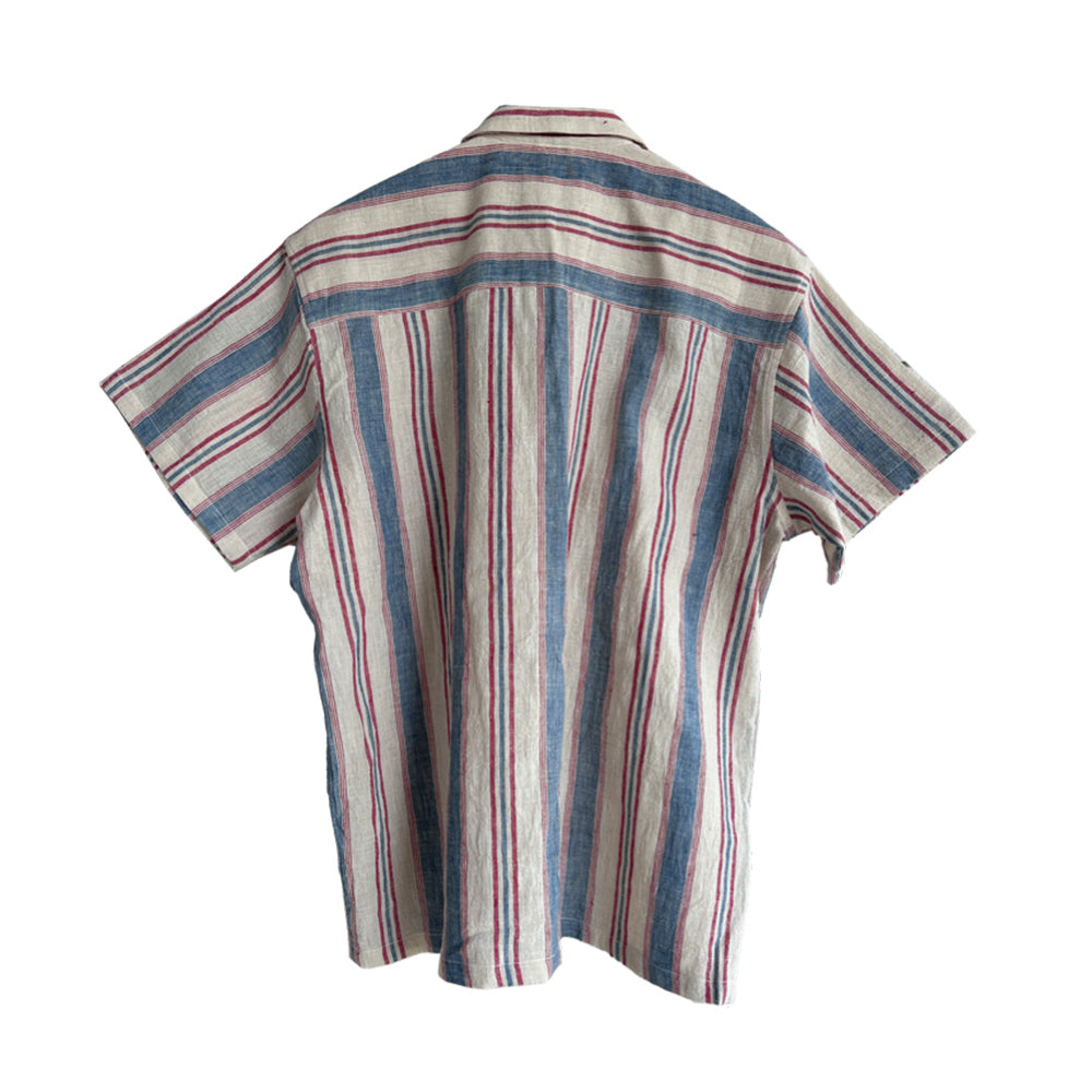 Harago - Ticking Stripes Shirt - White