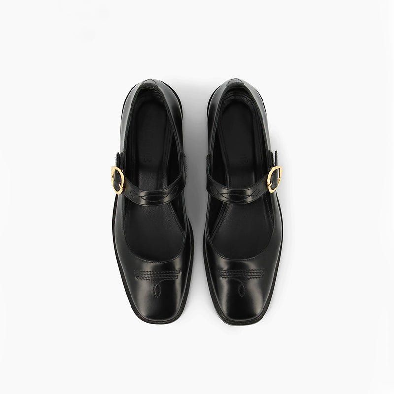 Socque - Ballerines Dolly - Noir