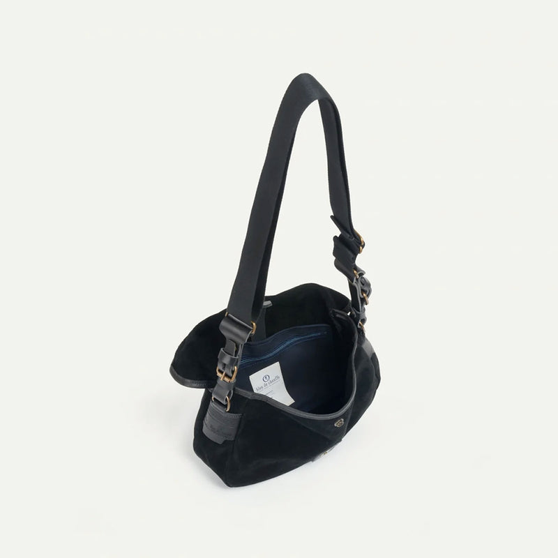 Bleu de Chauffe -  Sac Musette XS - Noir
