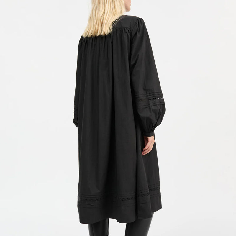Skall Studio - Robe Leaf - Noir