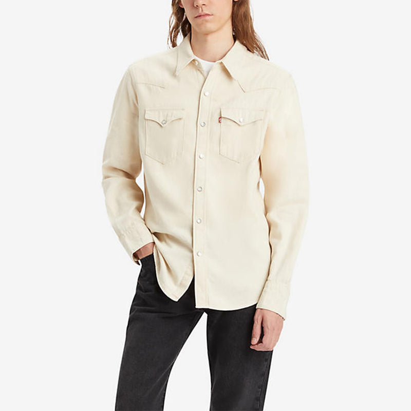 Levi's Western Barstow Shirt Eddlyn Ecru