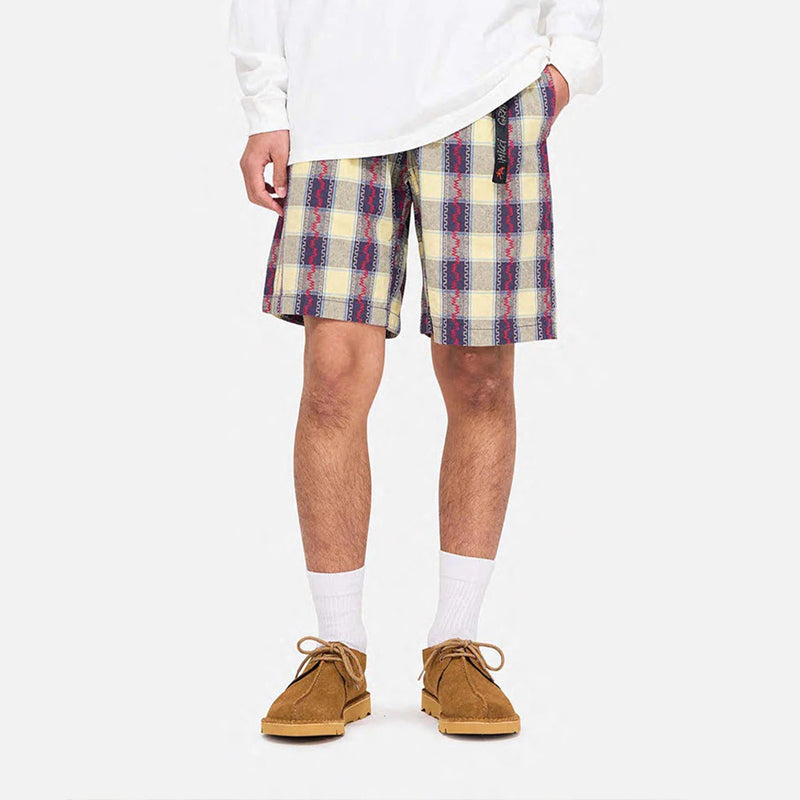 Gramicci - Short Tribal Check - Marron