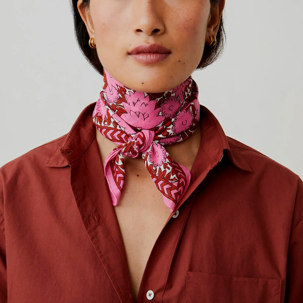 Moismont - Ajmer Scarf No. 791 - Pop Pink – Merci Paris