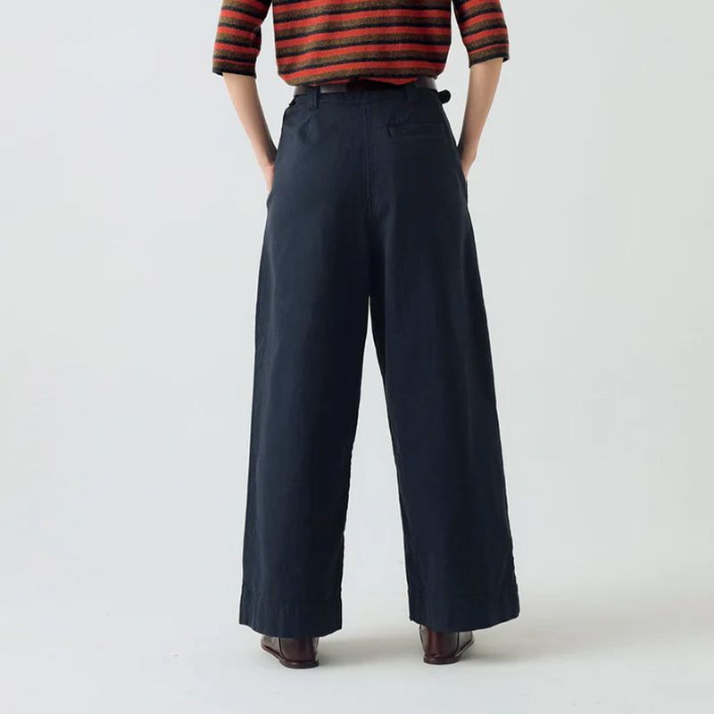 Toast - Pantalon à Plis - Marine
