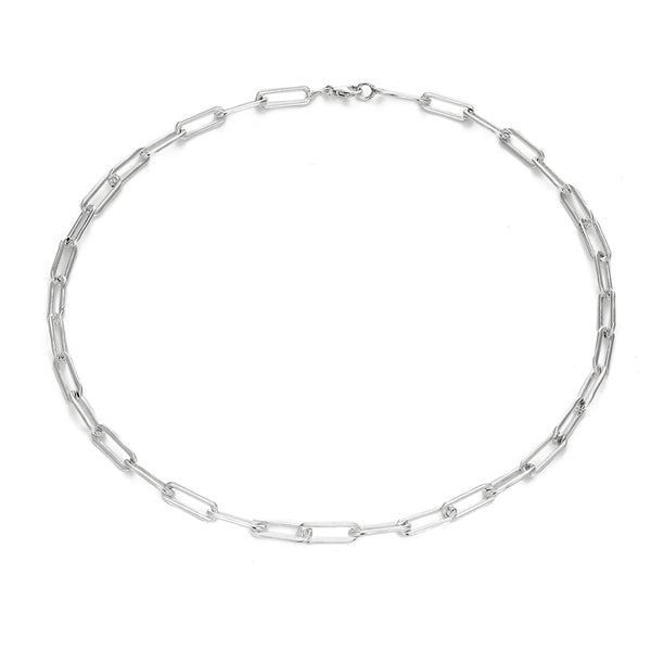 Mara Scalise - Collier Link Rectangle Chain - Silver