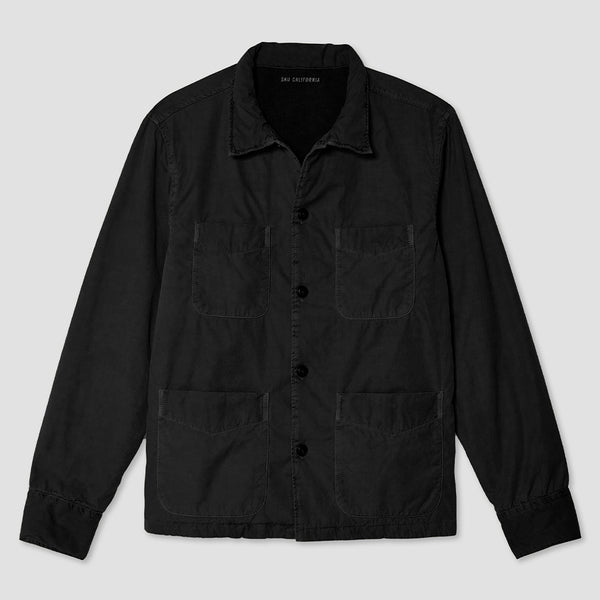 Save Khaki United - Veste Poplin Camp - Noir