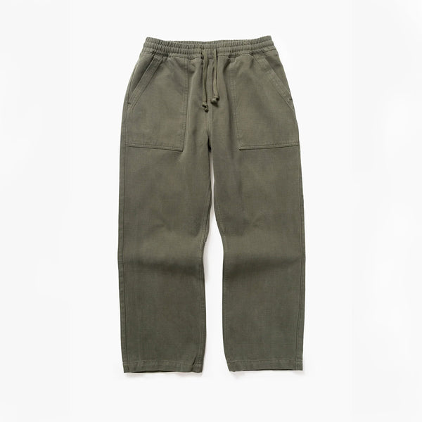 Service Works - Pantalon Moleskin Chef - Vert Moss