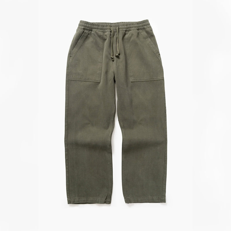 Service Works - Pantalon Moleskin Chef - Vert Moss
