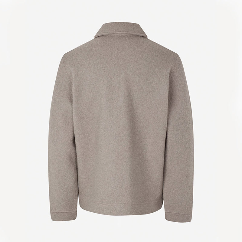 Samsoe Samsoe - Surchemise Hannes Full Zip - Elephant Skin