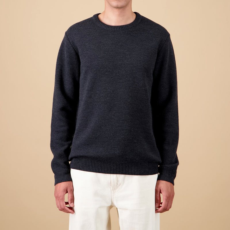 Nitto Knitwear - Pull Youri - Anthracite