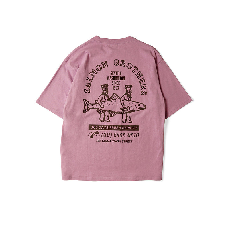 Manastash - T-Shirt Salmon - Rose