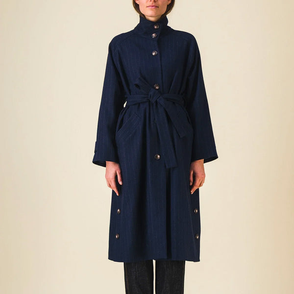 Sixsoeurs - Trench Jim - Marine & Bordeaux
