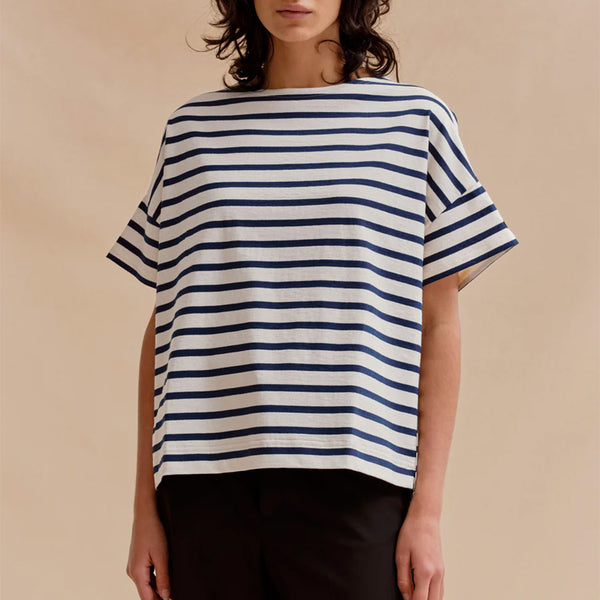 Le Minor - Marinière Jim Oversize - Ecru & marine
