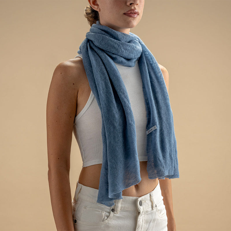 Botto Giuseppe - Écharpe - Bleu Clair