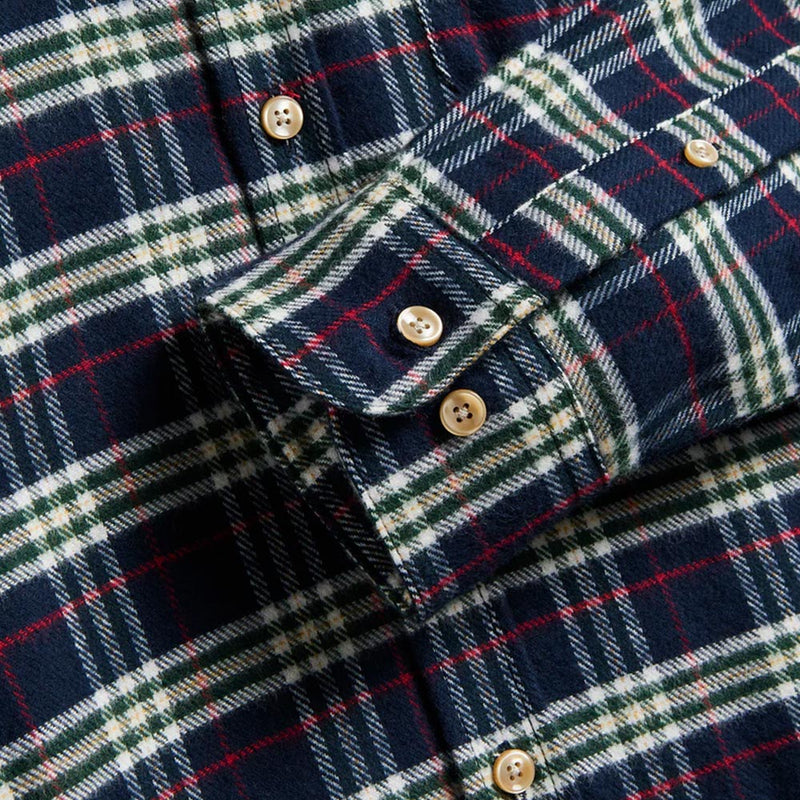 Portuguese Flannel - Chemise Lamo - Bleu