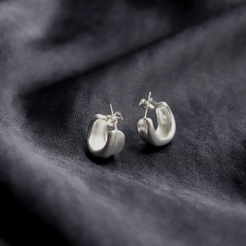 TEN - Boucles d'oreilles Soggy - Argent
