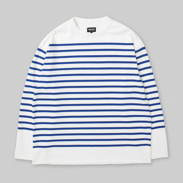 Arpenteur - T-shirt Marine - Blanc/Bleu