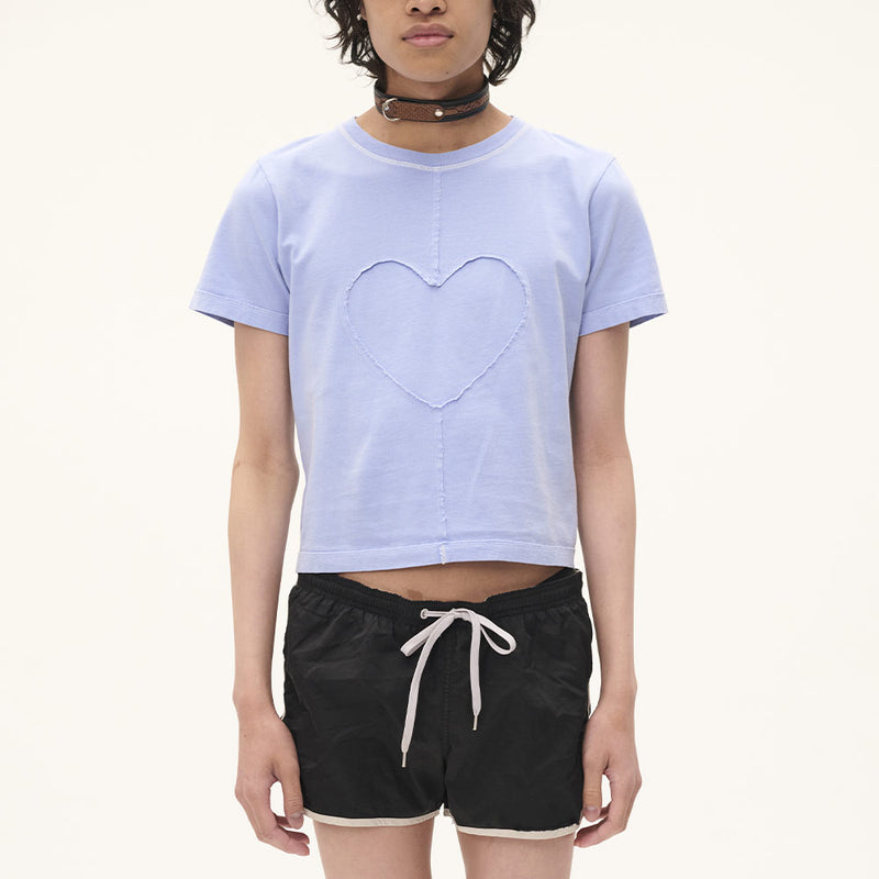 Carne Bollente - T-Shirt Stitch Of Love - Bleu