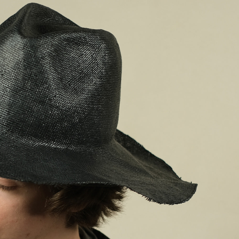 Reinhard Plank - Boncia Raw Hat - Black – Merci Paris