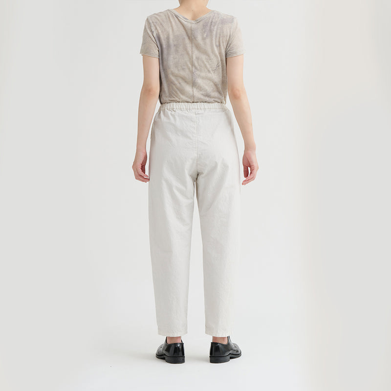 Pas de Calais - Pantalon slim ample - Ivoire